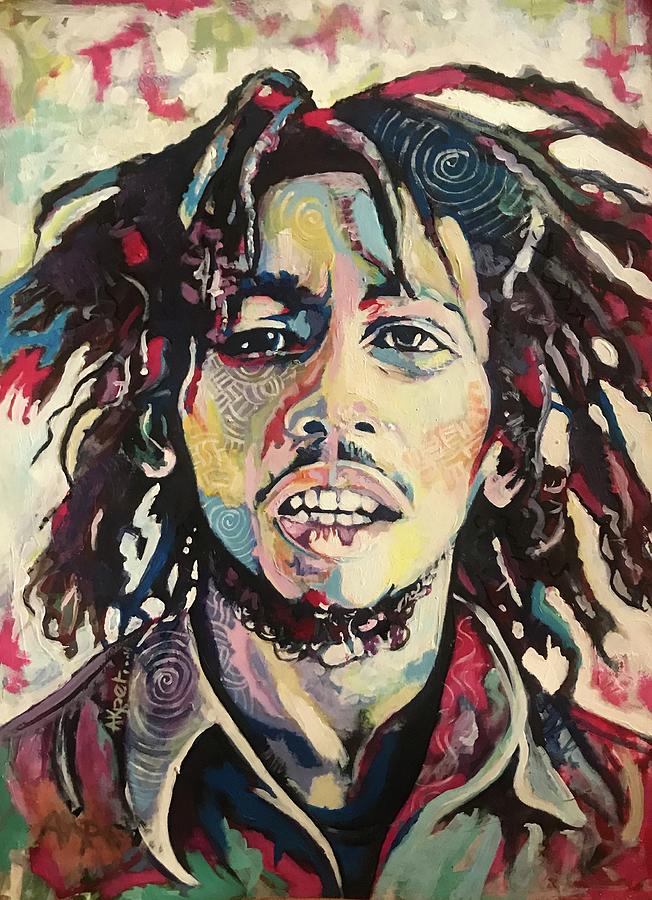 Young Marley Painting by Akpet Nyambi - Fine Art America