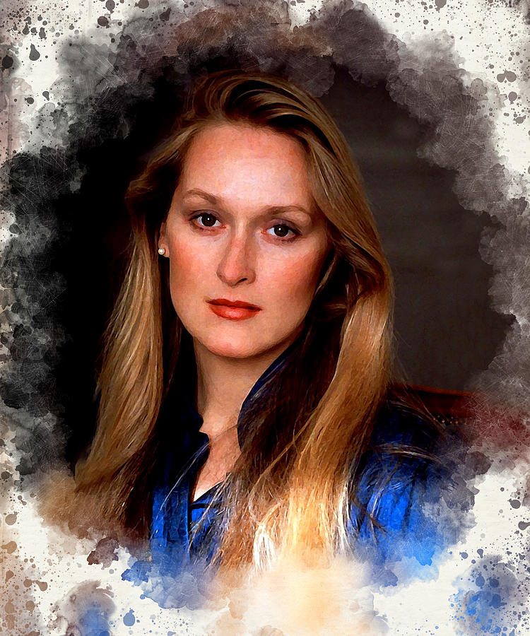 Young Meryl Digital Art By Karl Knox