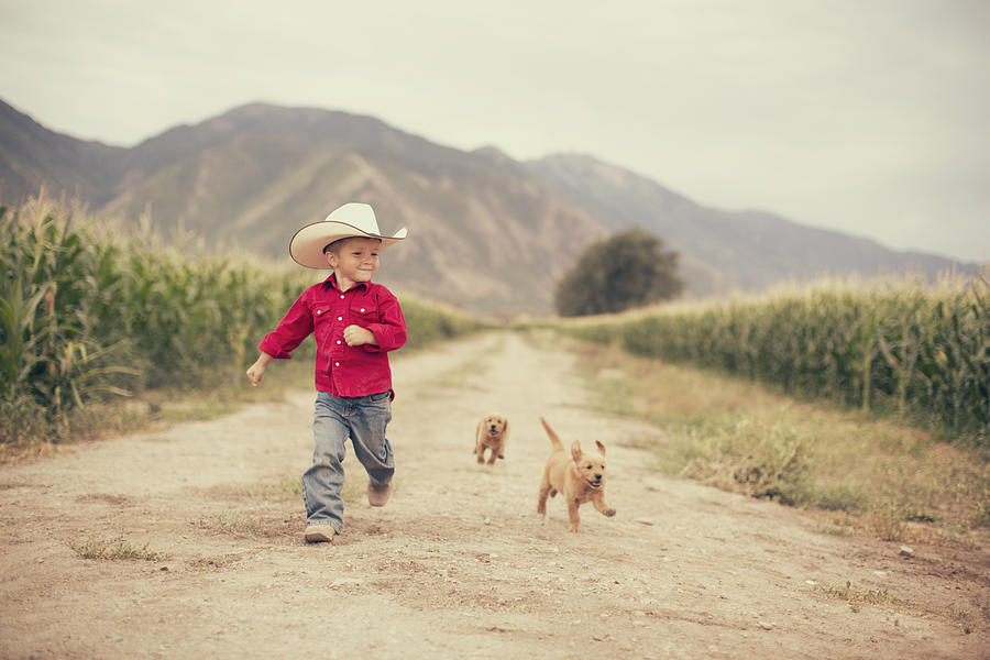 Young on the Farm Photograph by RichVintage