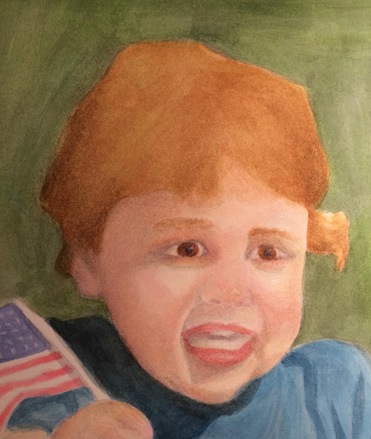 Portrait Painting - Young Patriot by Forrest Fortier