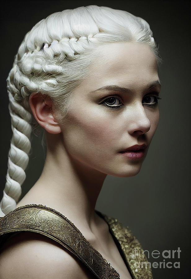 Young Princess Rhaenyra Targaryen Digital Art by Billy Bateman - Fine ...