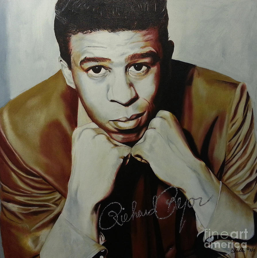 Young Richard Pryor Painting by Michelle Brantley