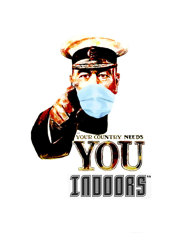 Glove Digital Art - Your Country Needs You Indoors by Steve Taylor
