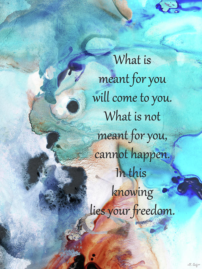 Inspirational Painting - Your Freedom - Inspirational Art - Sharon Cummings by Sharon Cummings