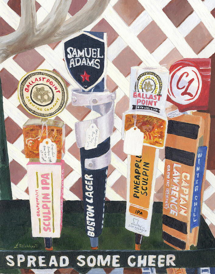 Your Keg awaits Painting by Lynne Reichhart