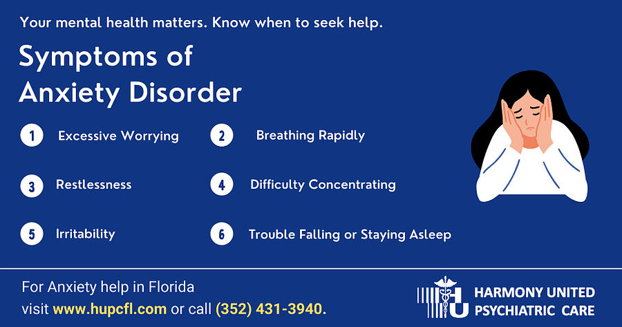 Your mental health matters. Know the symptoms of anxiety disorder ...