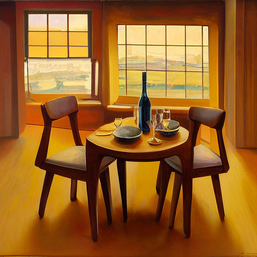 Your table is waiting digital art by kris bledsoe fine art america