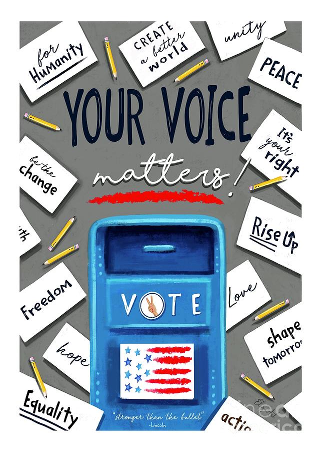Your Voice Matters - Vote 2020 Painting