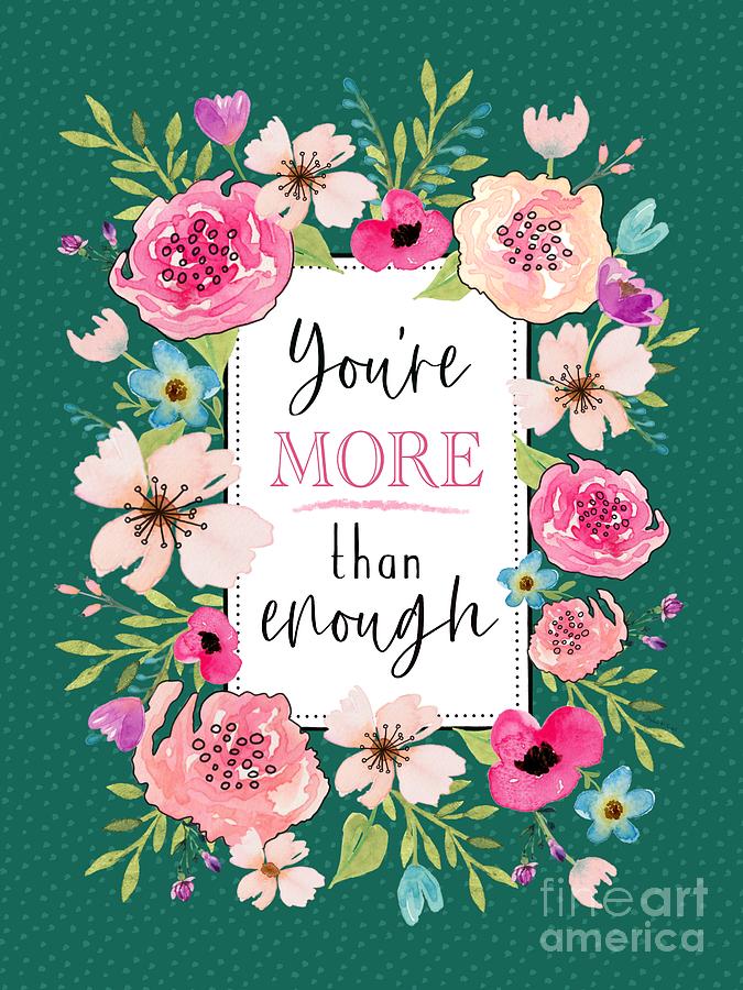 Youre More Than Enough Painting by Elizabeth Robinette Tyndall