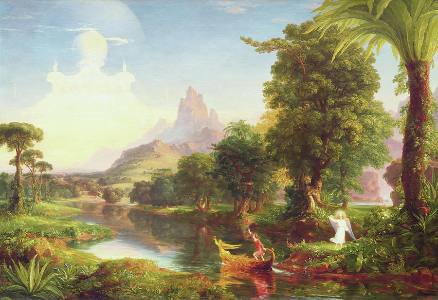 Nature Painting - Youth by Thomas Cole