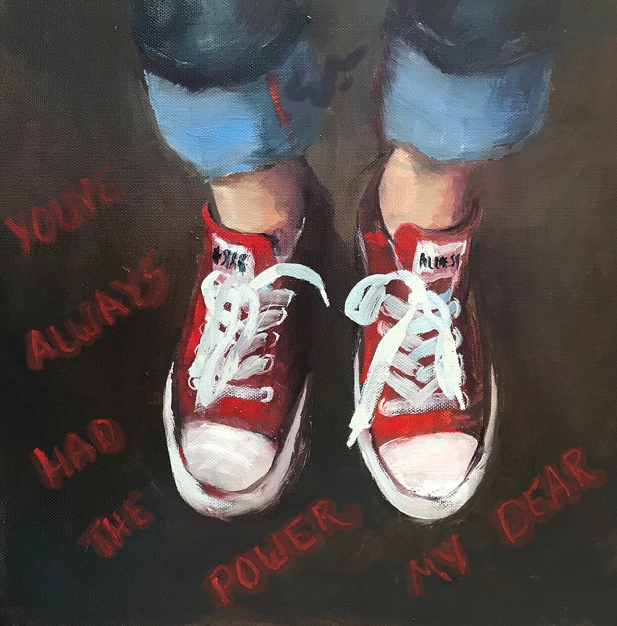 The Wizard Of Oz Painting - Youve Always Had The Power, My Dear by Sharon Abbott-Furze