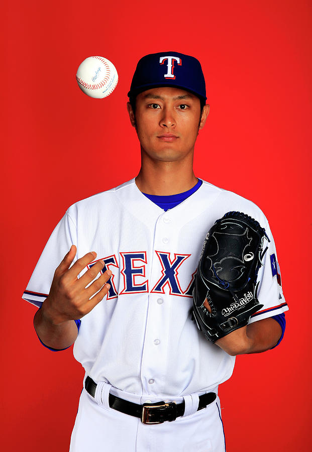 Yu Darvish Photograph by Jamie Squire Yu Darvish Photograph by Jamie Squire