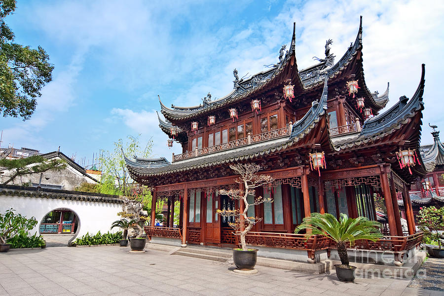 Yu garden in Shanghai, China Photograph by Delphimages Photo Creations