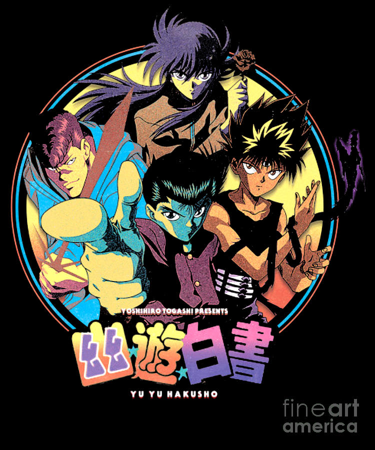 Yu Yu Hakusho Classic Art Drawing by Fantasy Anime - Fine Art America