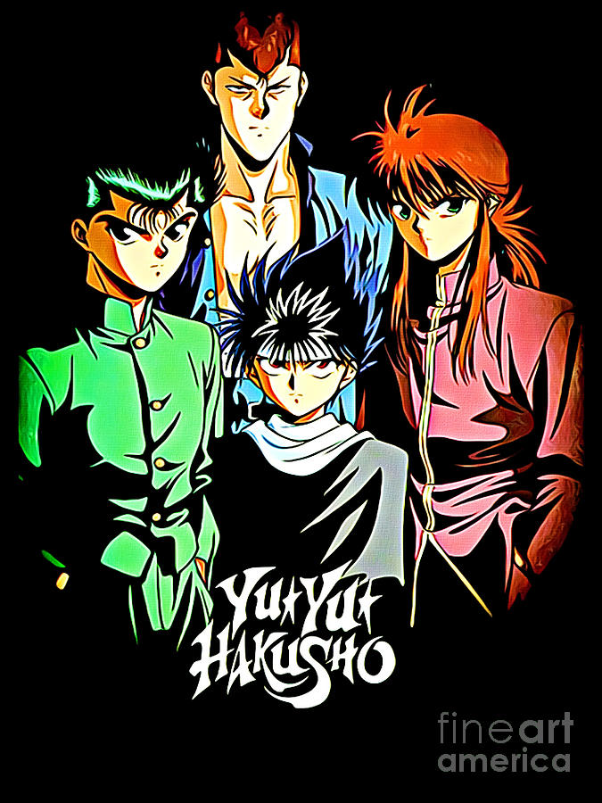 Yu Yu Hakusho Design Classic Drawing by Fantasy Anime Fine Art America