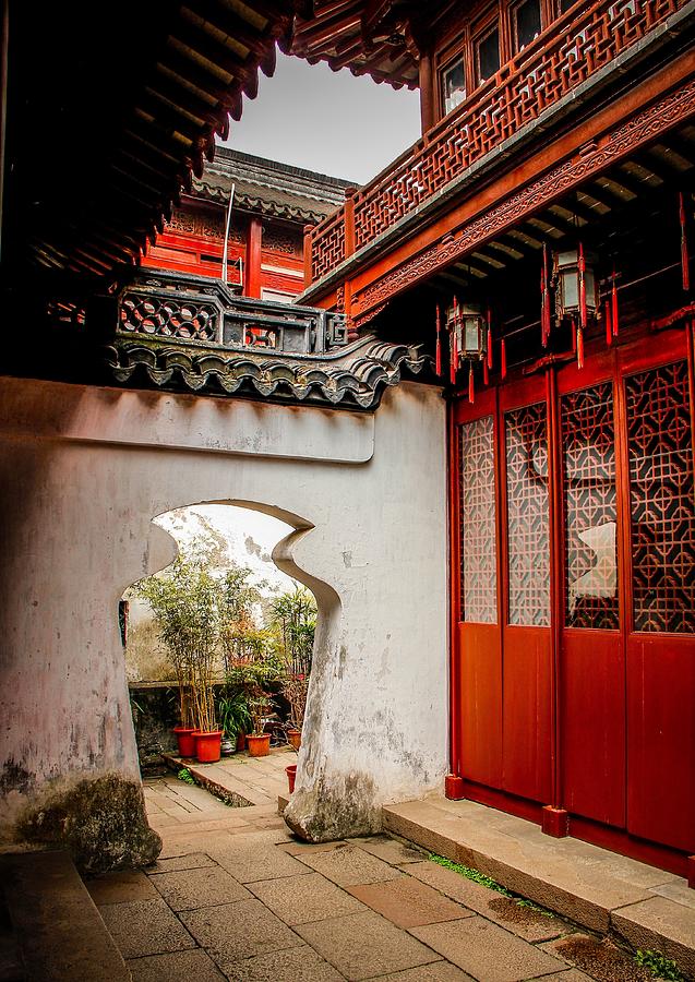 Yu Yuan Garden portal Photograph by Photography By P. Lubas
