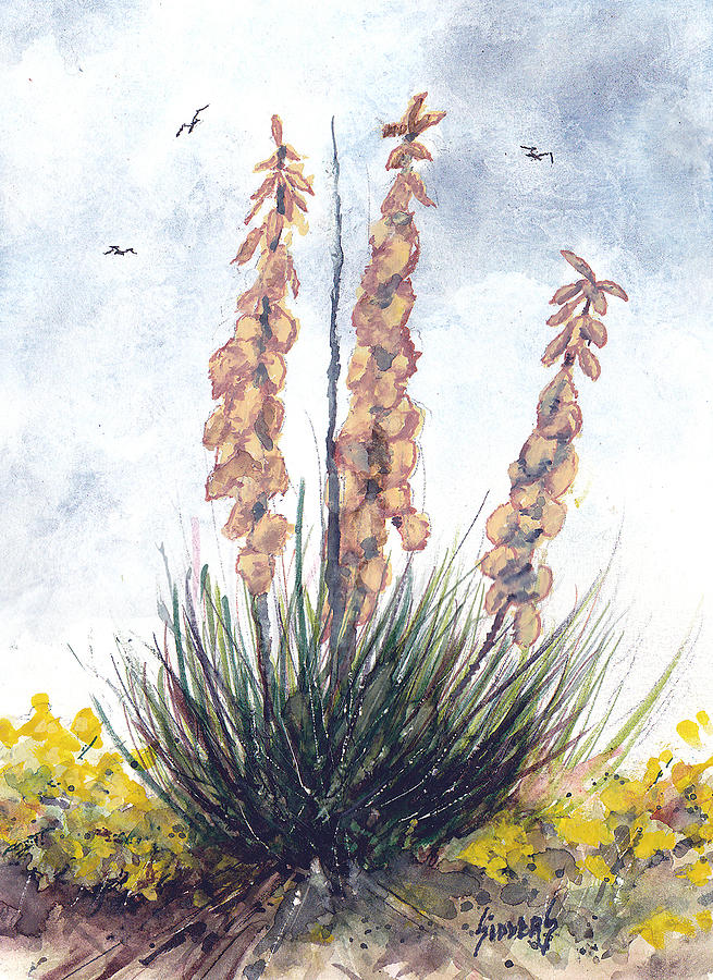 Yucca Painting by Sam Sidders