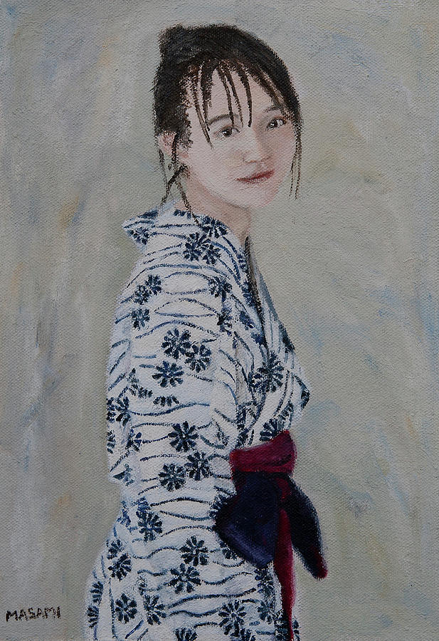 Yukata Painting by Masami IIDA