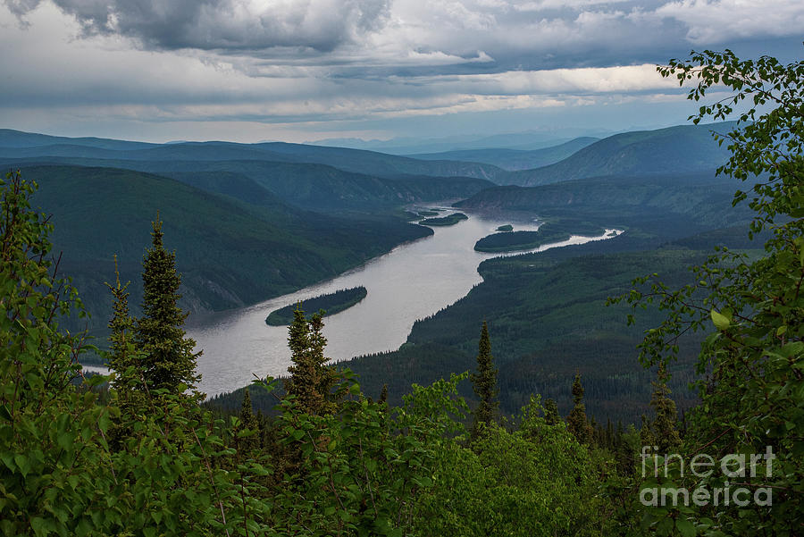 Yukon River from Dome Mountain Photograph by Grace Grogan