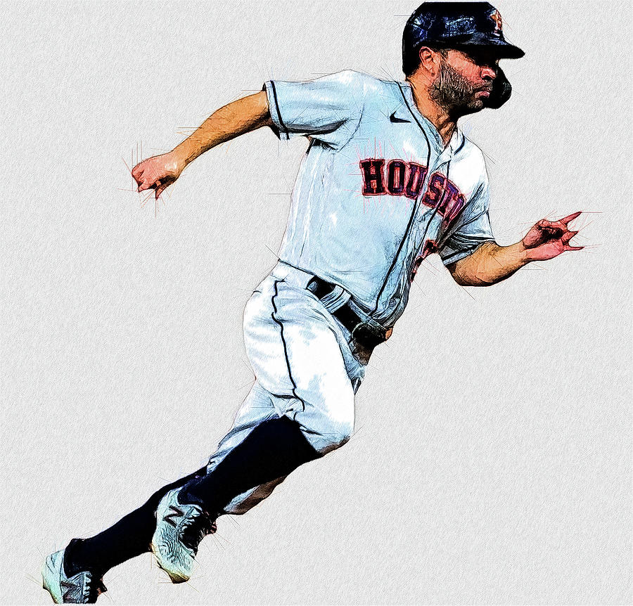 Yuli Gurriel - 1B - Houston Astros by Bob Smerecki