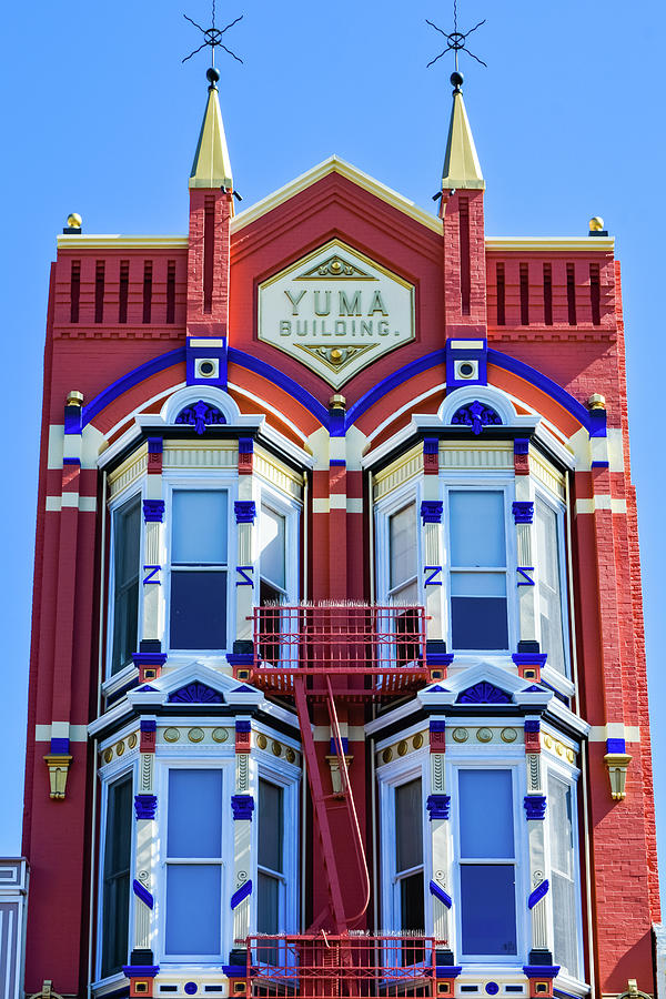 Yuma Building Gaslamp Quarter Photograph by Kyle Hanson