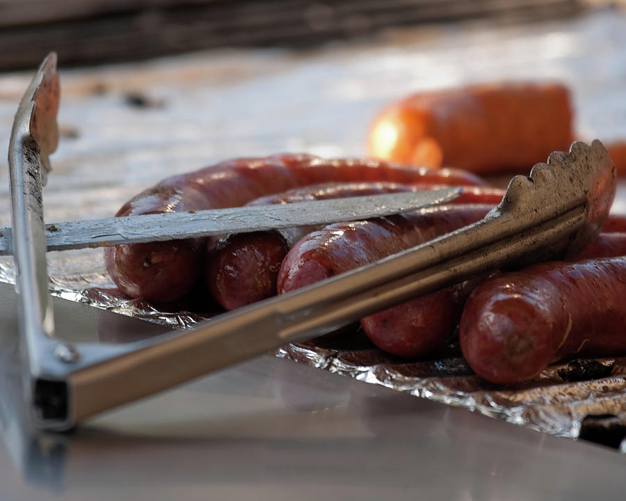 Yummy Polish Sausages Photograph by Tatiana Travelways
