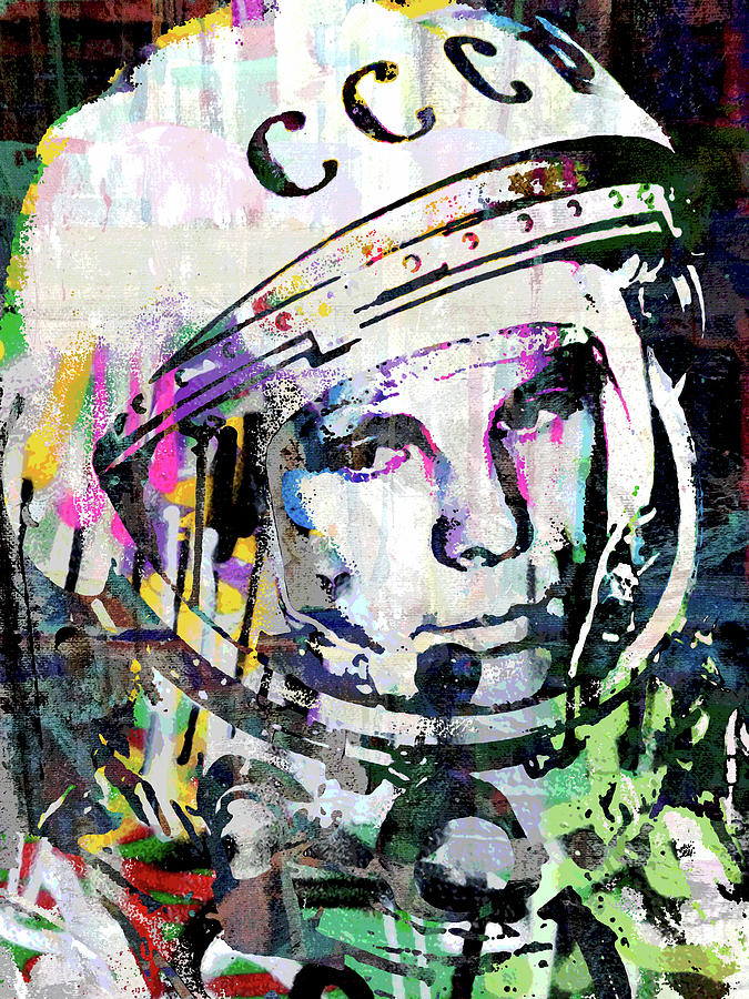 Yuri Gagarin Painting by Stephen Chambers - Fine Art America