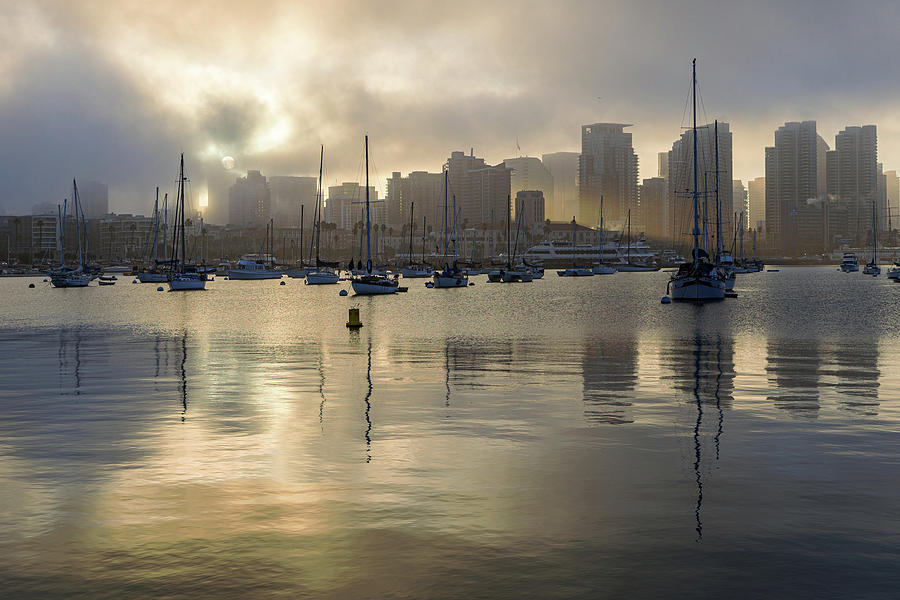 z1a3716   Morning has Broken in San Diego Photograph by Stephen Parker