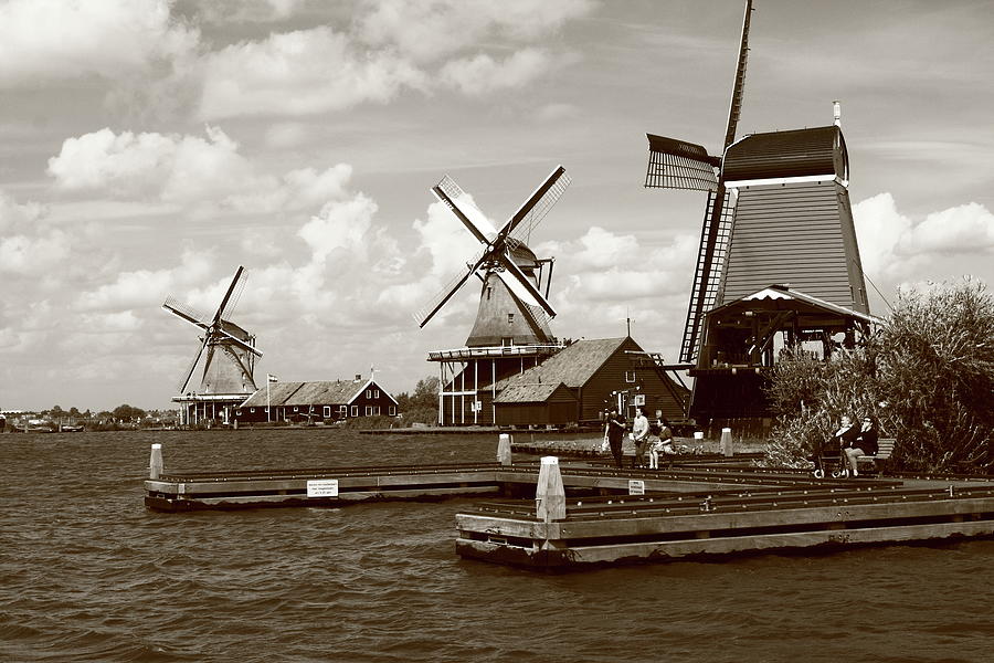 Zaanse Schans Windmills Photograph by Aidan Moran