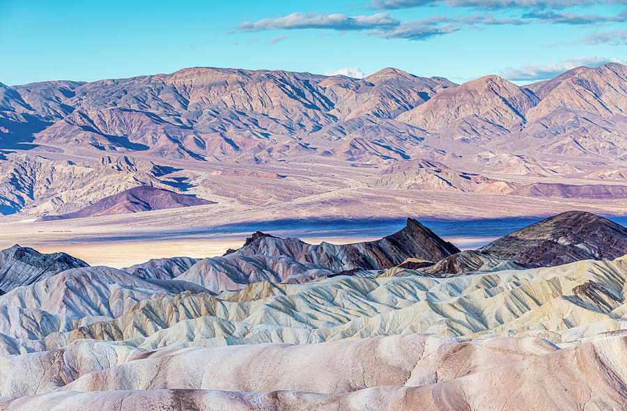 Death Valley National Park Photograph - Zabriskie In Death Valley by Marla Brown