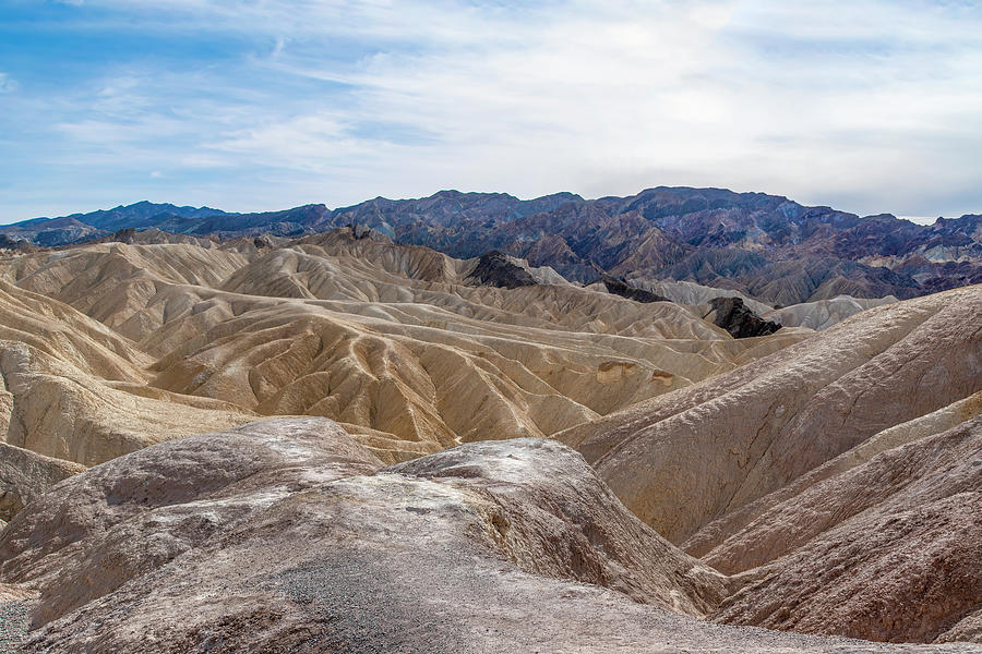 Zabriskie Point In Death Valley, California Photograph