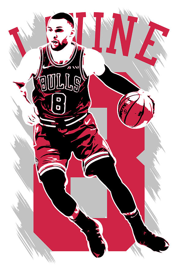 Zach Lavine Digital Art by Kyle Millar - Fine Art America