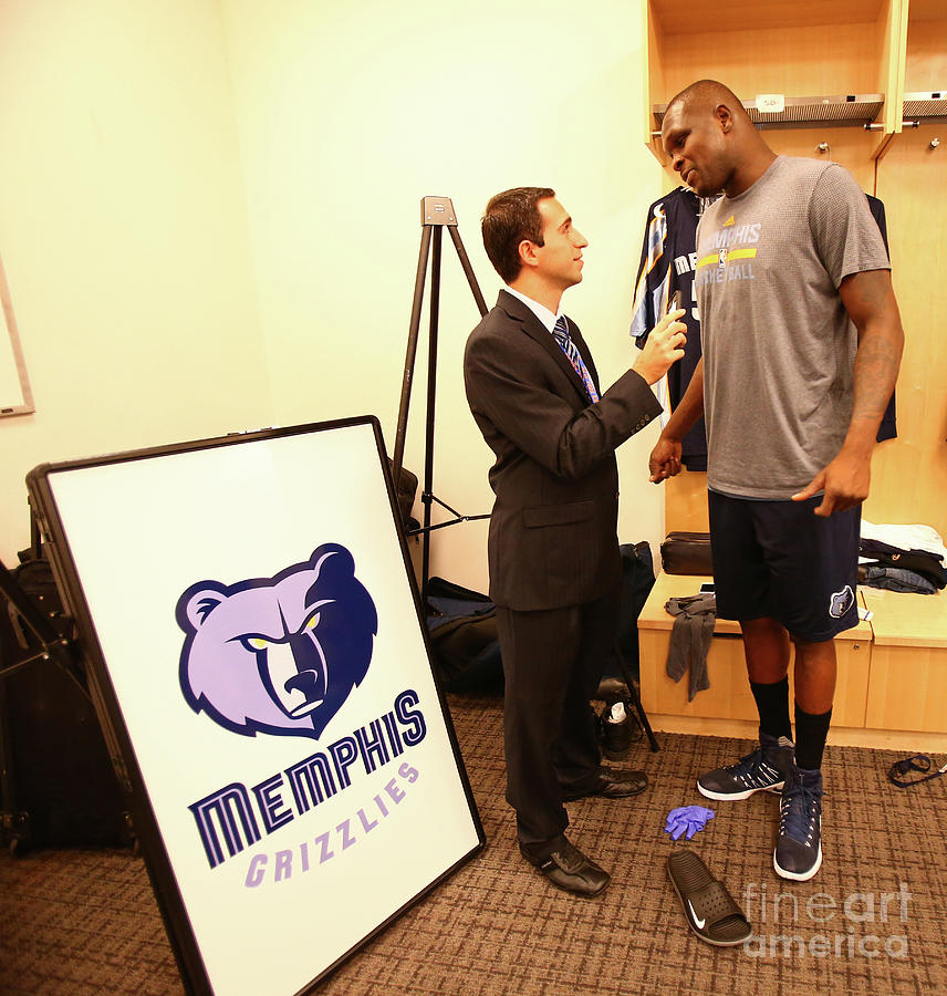 Zach Randolph Photograph by Nathaniel S. Butler Zach Randolph Photograph by Nathaniel S. Butler