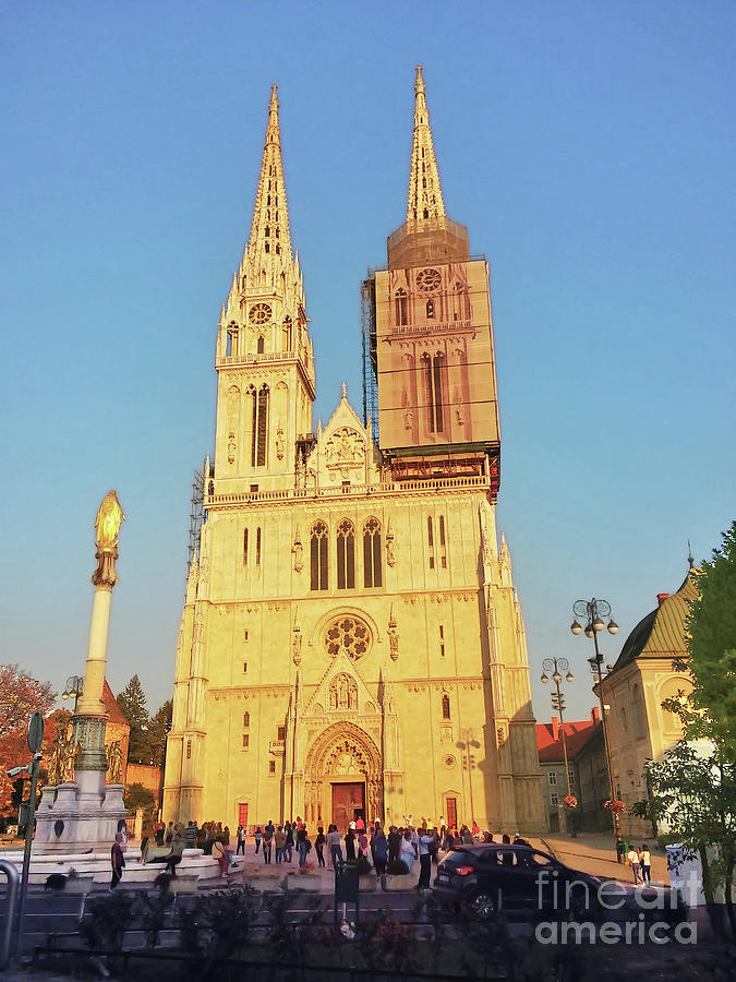 Zagreb Cathedral Croatia Photograph by Jasna Dragun