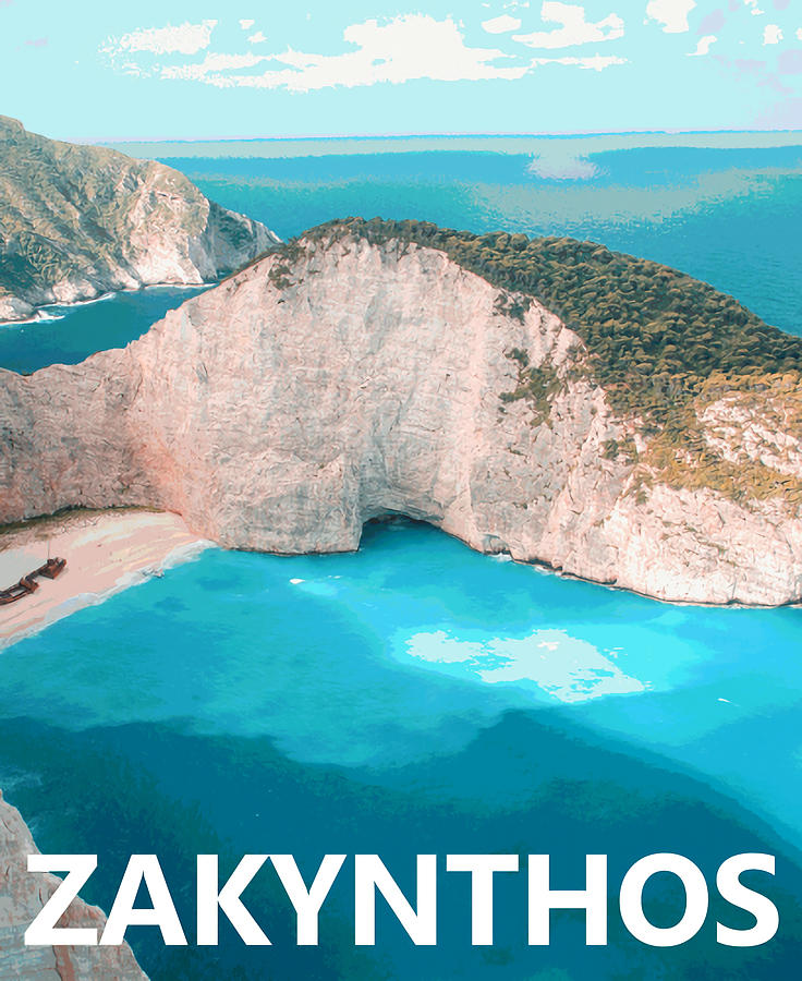 Zakynthos The Beauty And Intrigue Of Ancient Greek Art Digital Art by ...