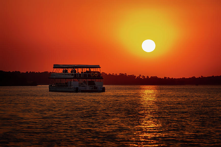 Zambezi River Sunset Photograph by Elvira Peretsman