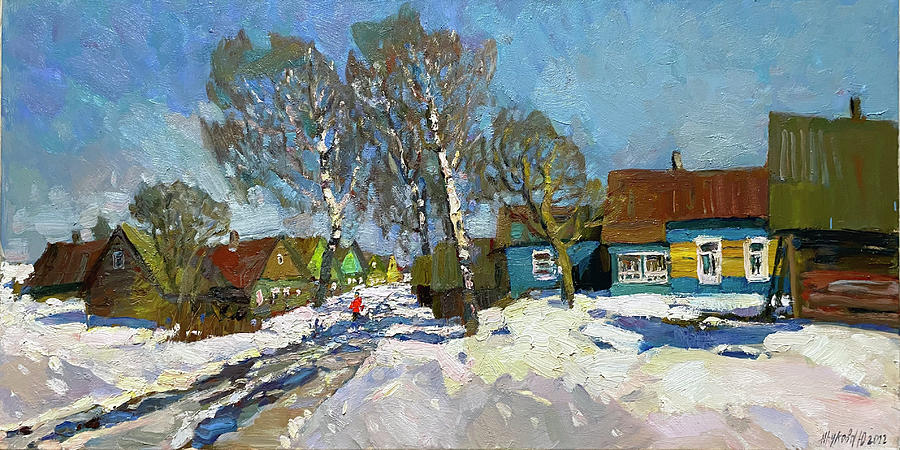 Zamostyany Village Painting By Juliya Zhukova Fine Art America