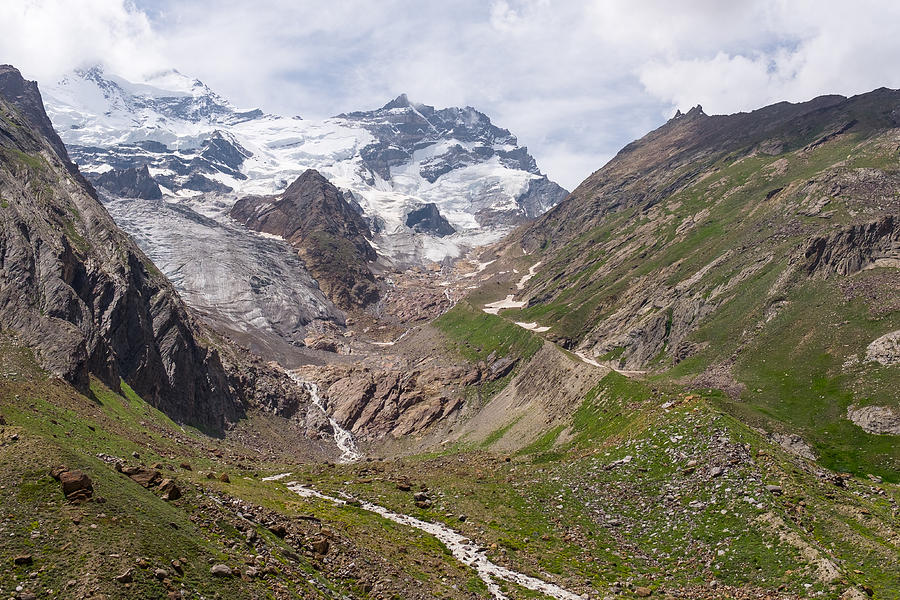 Zanskar mountain and glacier in summer, Jammu Kashmir Photograph by Punnawit Suwuttananun