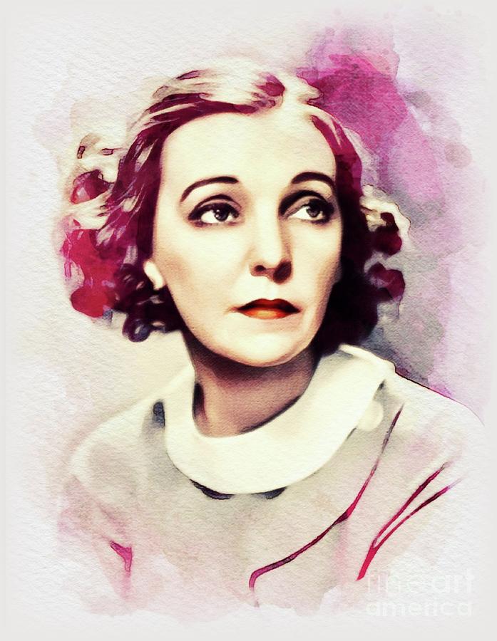 Zasu Pitts, Movie Legend Painting by Esoterica Art Agency