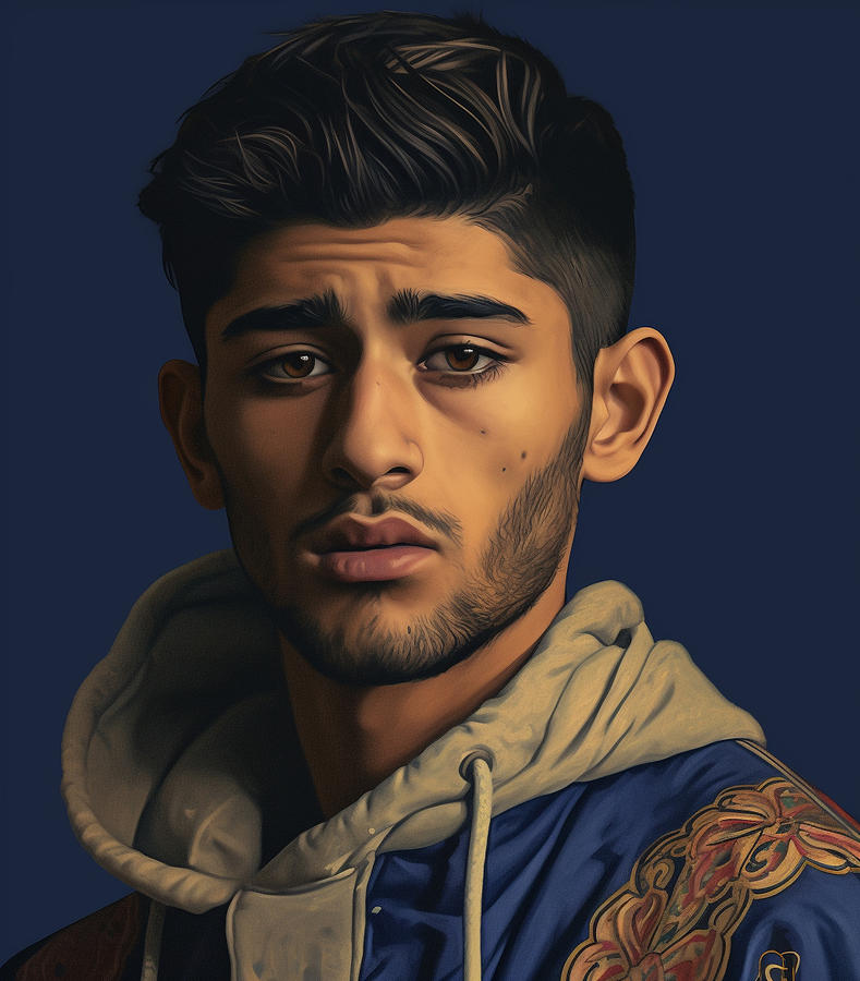 Zayn MAlik as High School Fashion model by Asar Studios Painting by ...