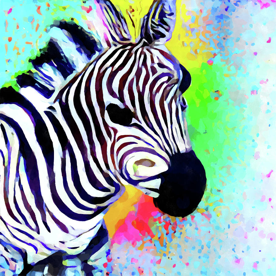 Zebra 5 Painting by Chris Butler - Fine Art America