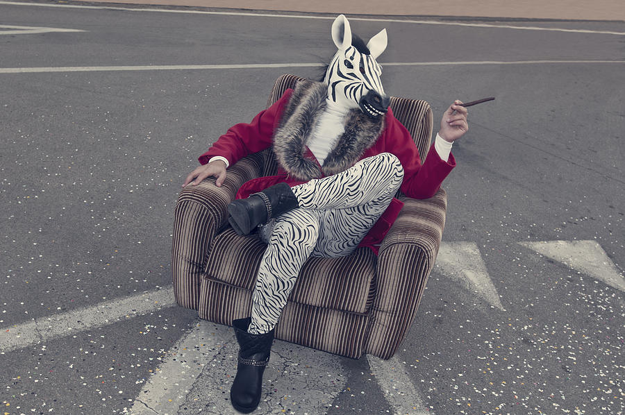 Zebra head Photograph by Francesco Carta fotografo