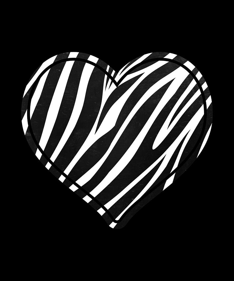 Zebra Heart Gift Digital Art by Henning Seiffert Art Fine Art America