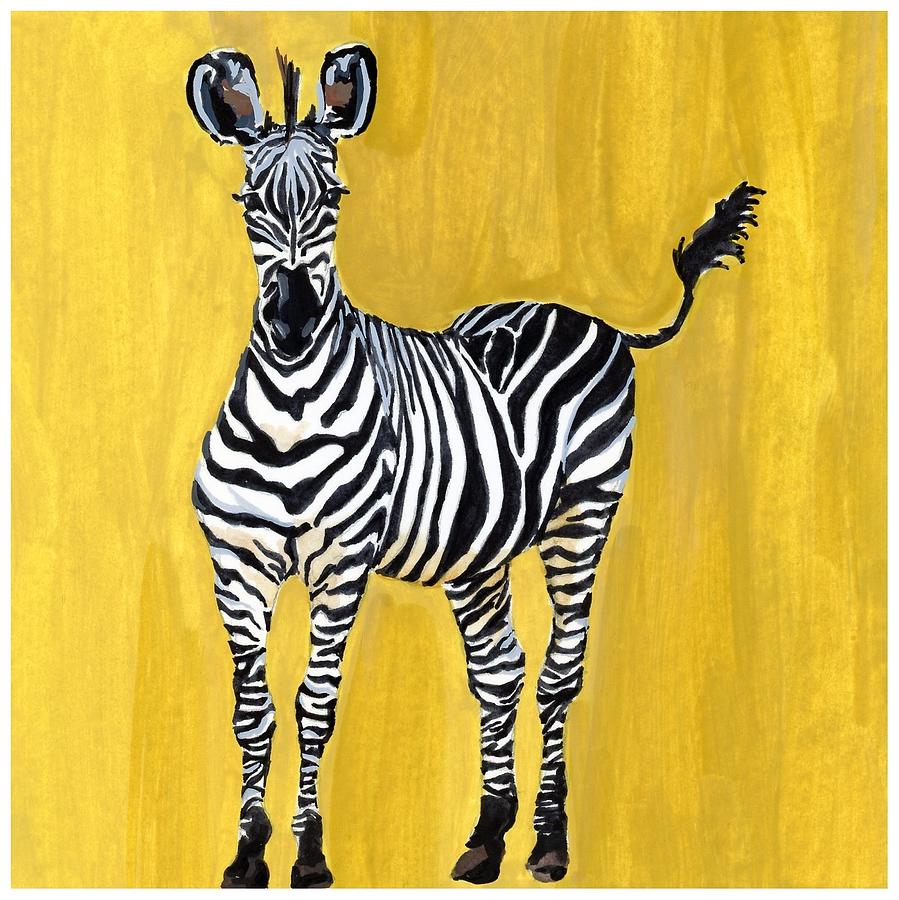 Zebra Painting by Noelle Holler | Fine Art America