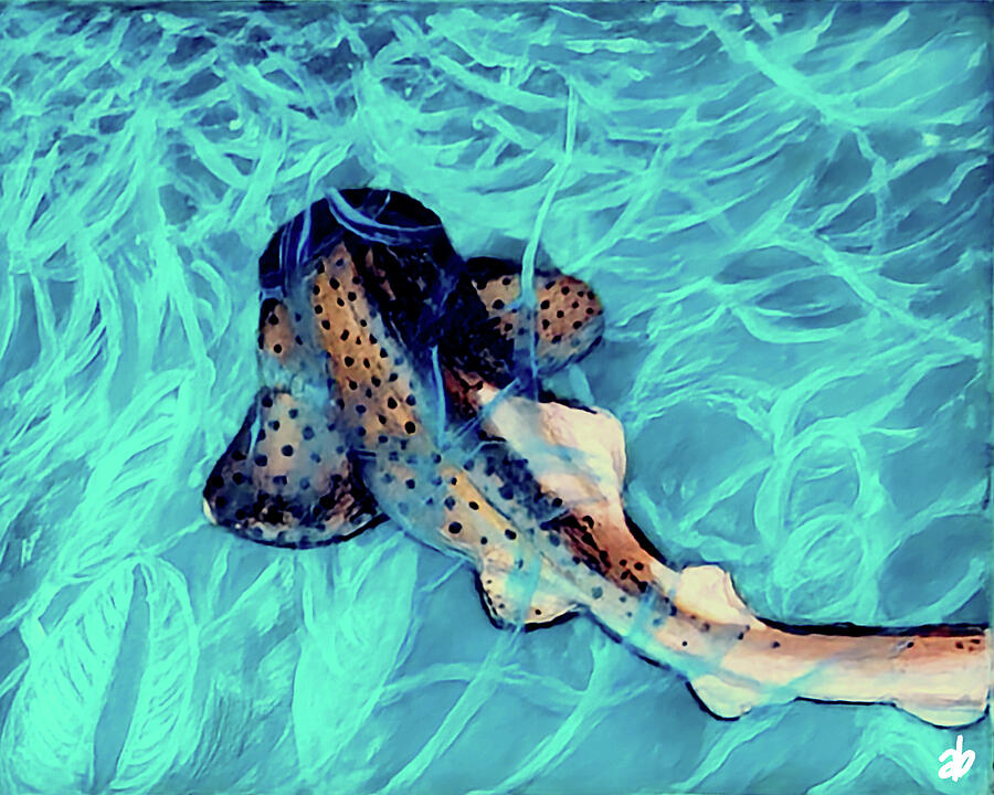 Zebra Shark Painting by Angela Brunson Zebra Shark Painting by Angela Brunson