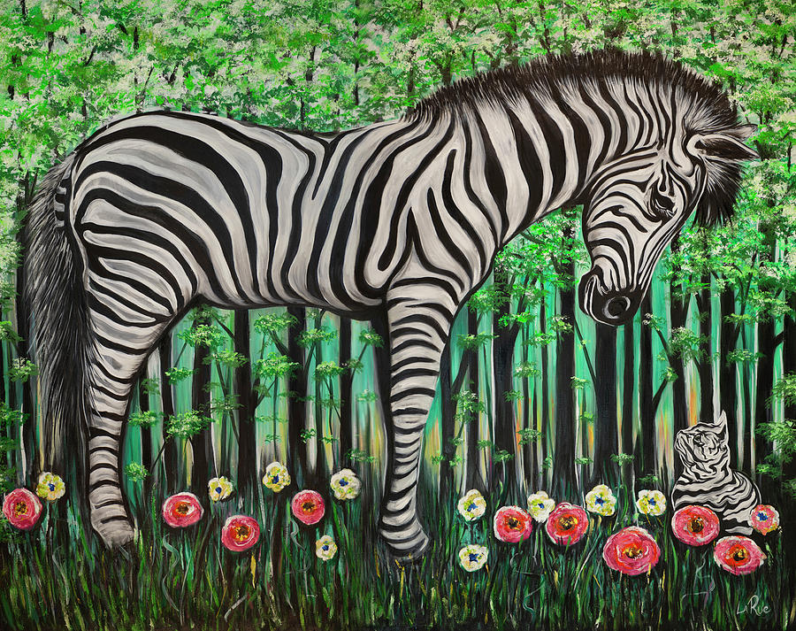 Zebra Stripes Painting