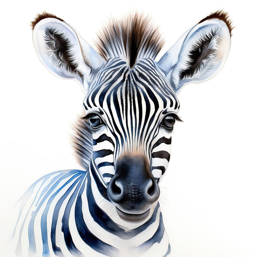 Zebra Sweetness Digital Art by Athena Mckinzie