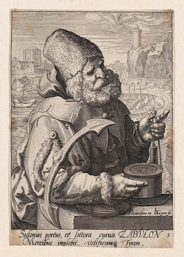 Zebulon Drawing by Jacques de Gheyn II
