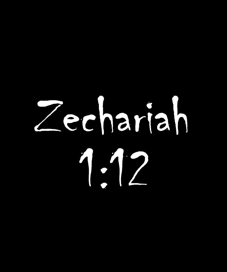 Zechariah 1 12 Bible Verse Title Digital Art by Vidddie Publyshd