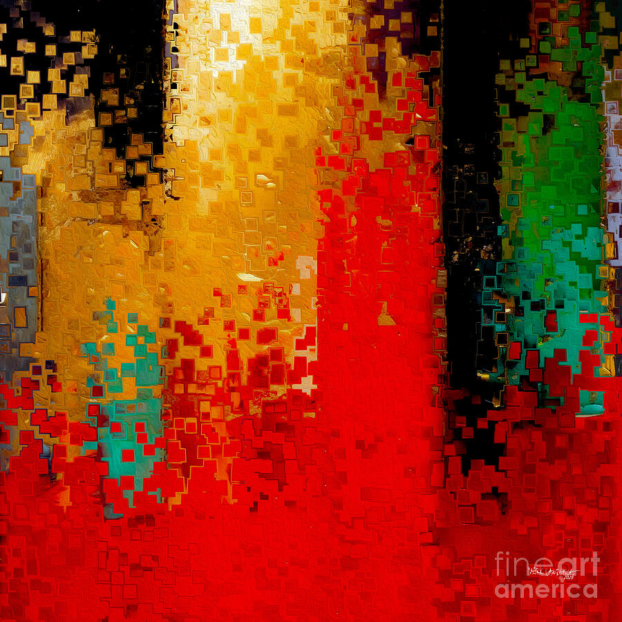 Zechariah 2 5. Wall of Fire Painting by Mark Lawrence